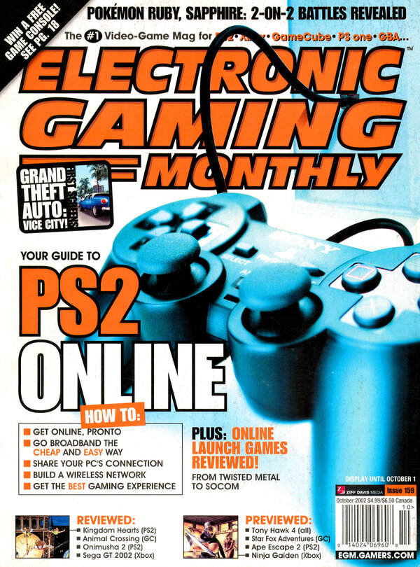 Electronic Gaming Monthly Issue 159 (October 2002) cover